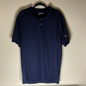 Nike Navy Short-Sleeve Performance Polo